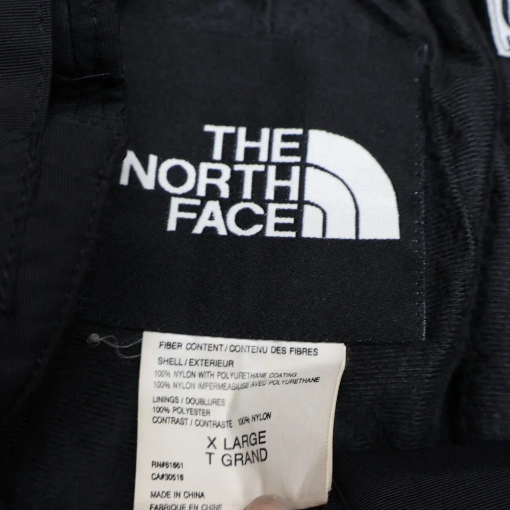 North Face Snow Pants Mens XL BLK Steep Tech Ultrex Ski Wind Rain Side Zip 35x31
